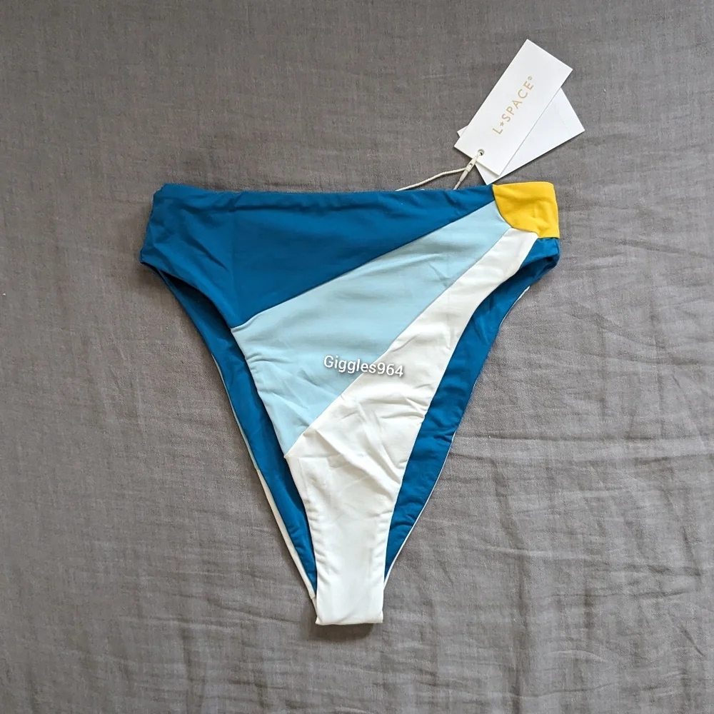 L*Space Lizzie Luca Bikini Set Sunburst Blue